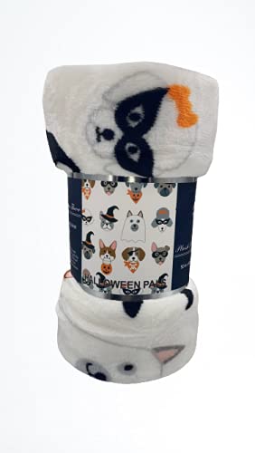 Decor&More Happy Halloween Microplush Throw Blanket (50" x 60") Faith-Hope-Love-Home-Decor