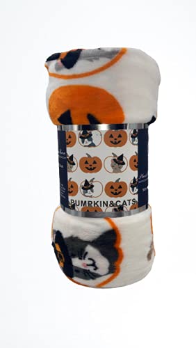 Decor&More Happy Halloween Microplush Throw Blanket (50" x 60") Faith-Hope-Love-Home-Decor