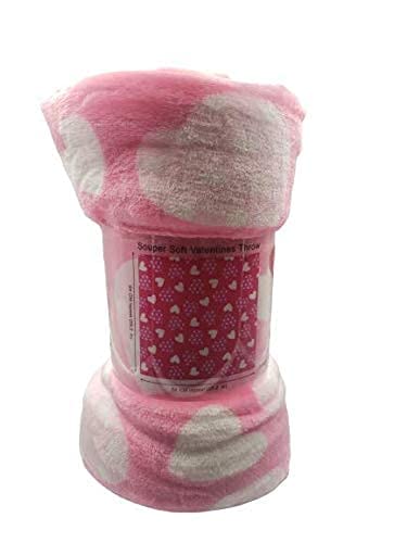FAITH, HOPE, LOVE HOME DÉCOR Heart Throw Blanket – Ultra Soft Microplush 50"x60" | Cozy Love Theme Gift for Couch, Bed, Travel | Washable Faith-Hope-Love-Home-Decor