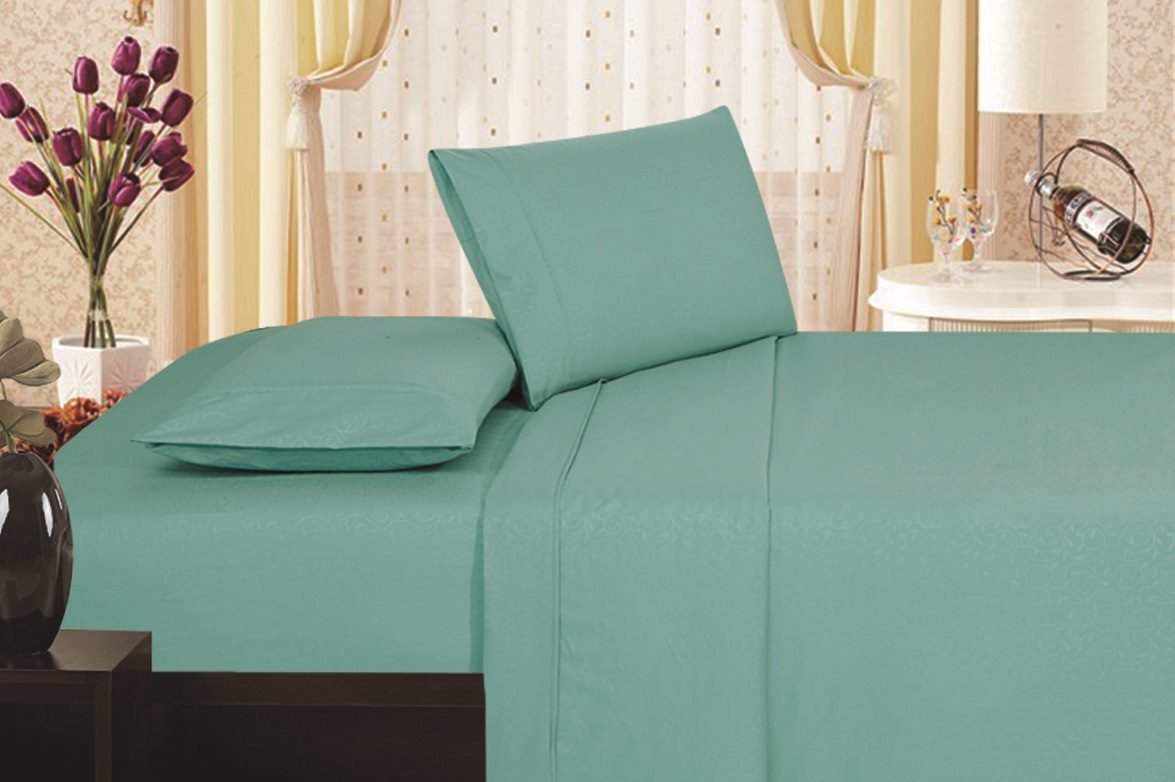Decor&More 1800 Series Vine Embossed Sheet Set Faith-Hope-Love-Home-Decor