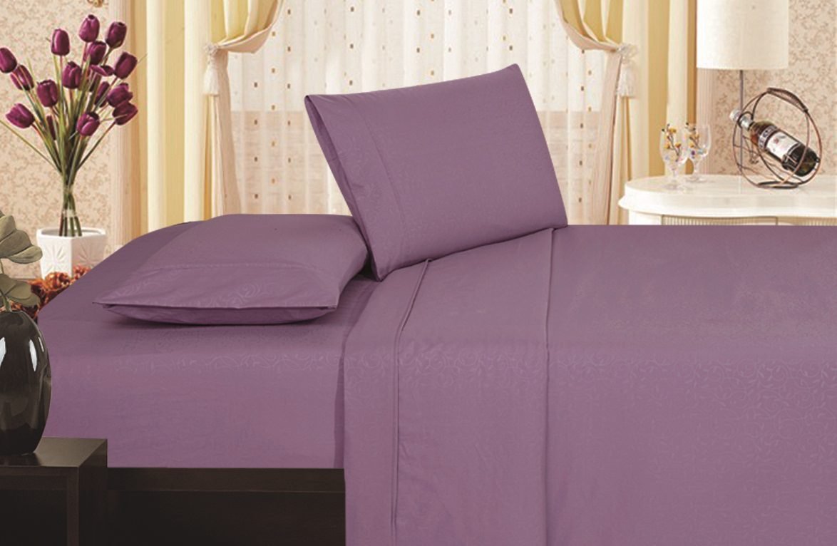 Decor&More 1800 Series Vine Embossed Sheet Set Faith-Hope-Love-Home-Decor