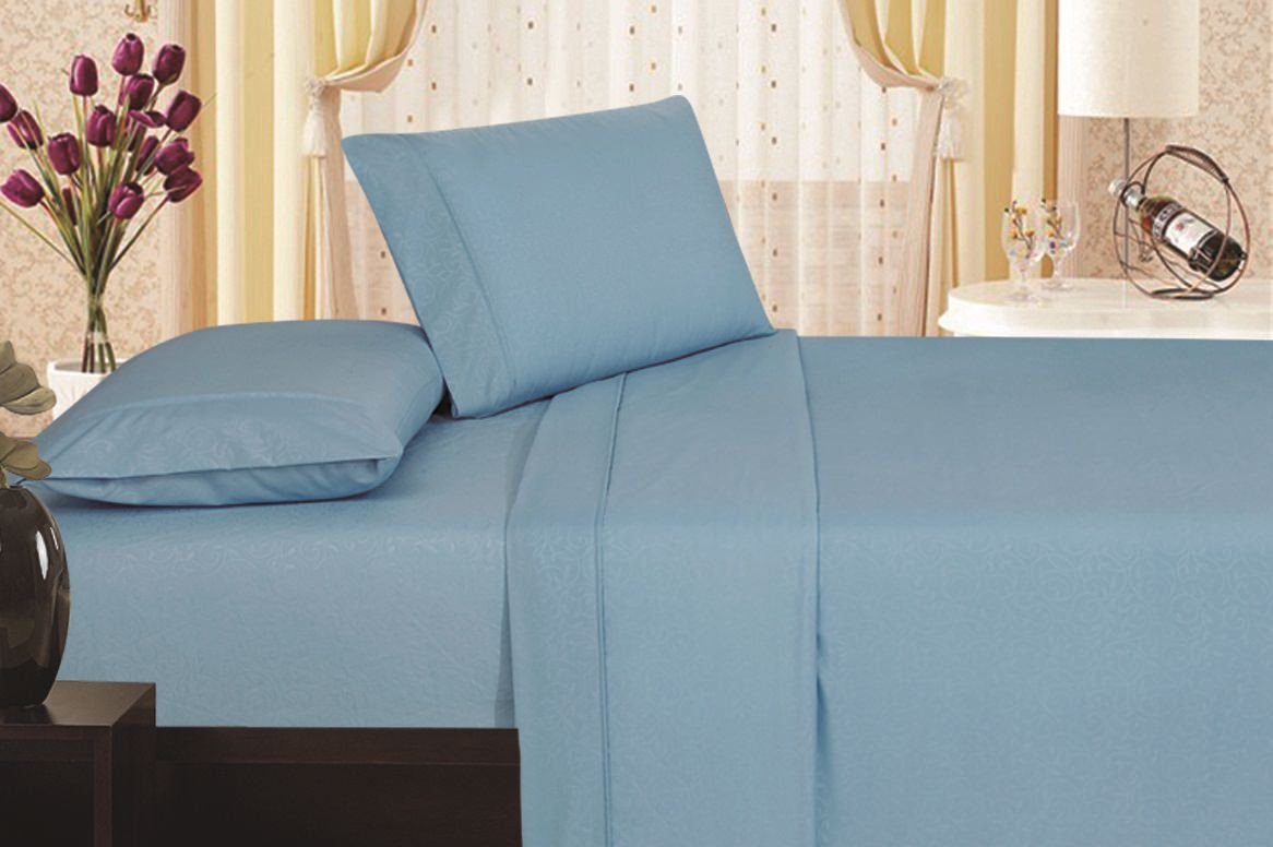 Decor&More 1800 Series Vine Embossed Sheet Set Faith-Hope-Love-Home-Decor
