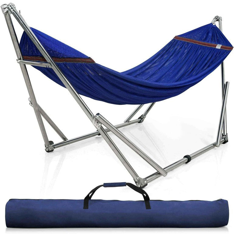 Tranquillo Original Stainless Steel Hammock Stand for Ultimate Relaxation Megsu