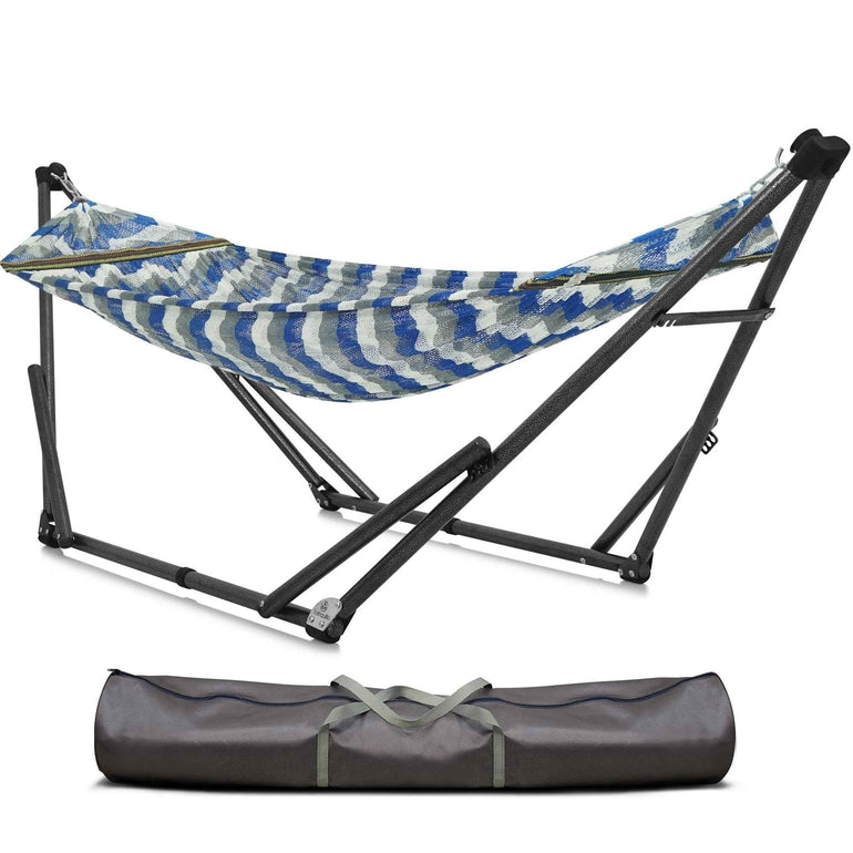 Tranquillo Uniki Collapsible Hammock Stand for Ultimate Relaxation Megsu