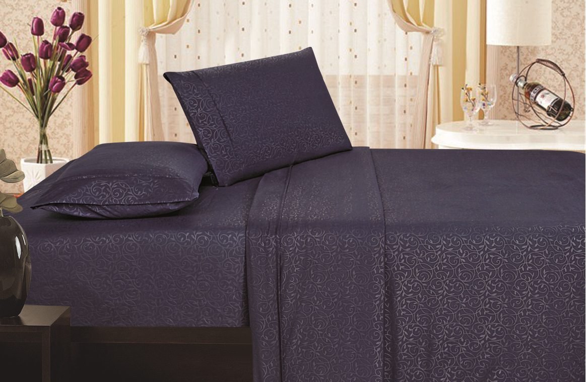 Decor&More 1800 Series Vine Embossed Sheet Set Faith-Hope-Love-Home-Decor