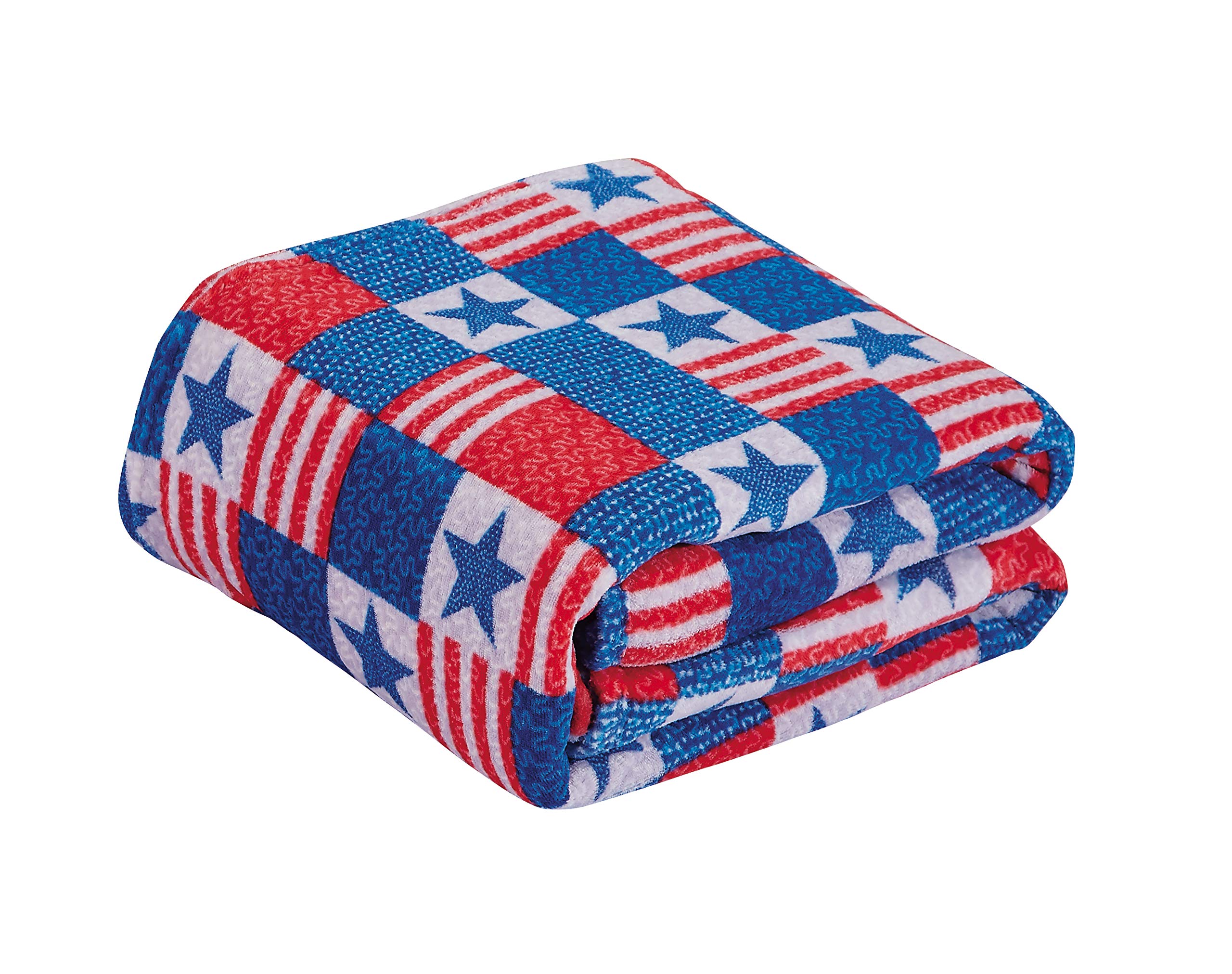 Decor&More American Pride Collection Microplush Throw Blanket (50" x 60") Faith-Hope-Love-Home-Decor
