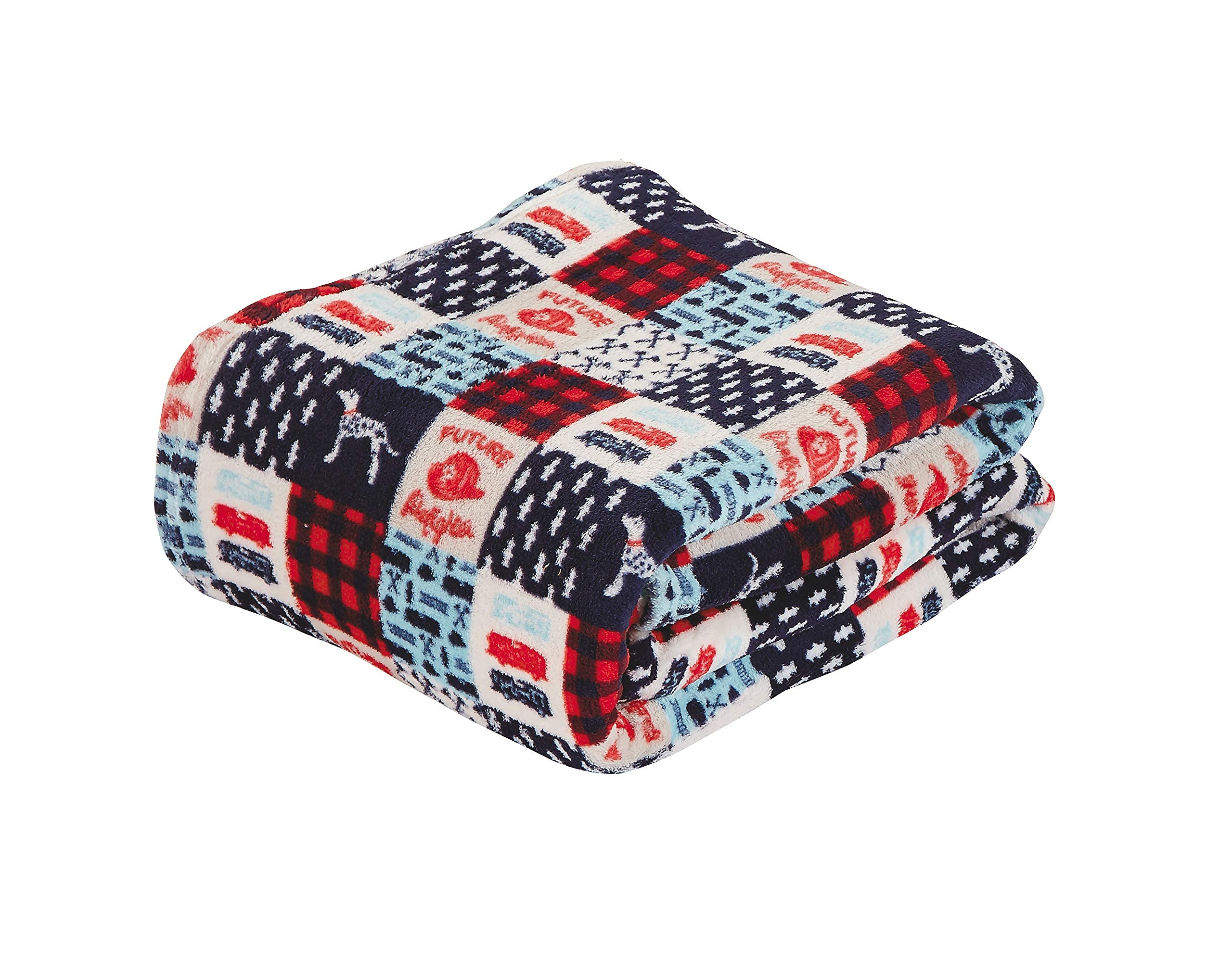 Decor&More American Pride Collection Microplush Throw Blanket (50" x 60") Faith-Hope-Love-Home-Decor