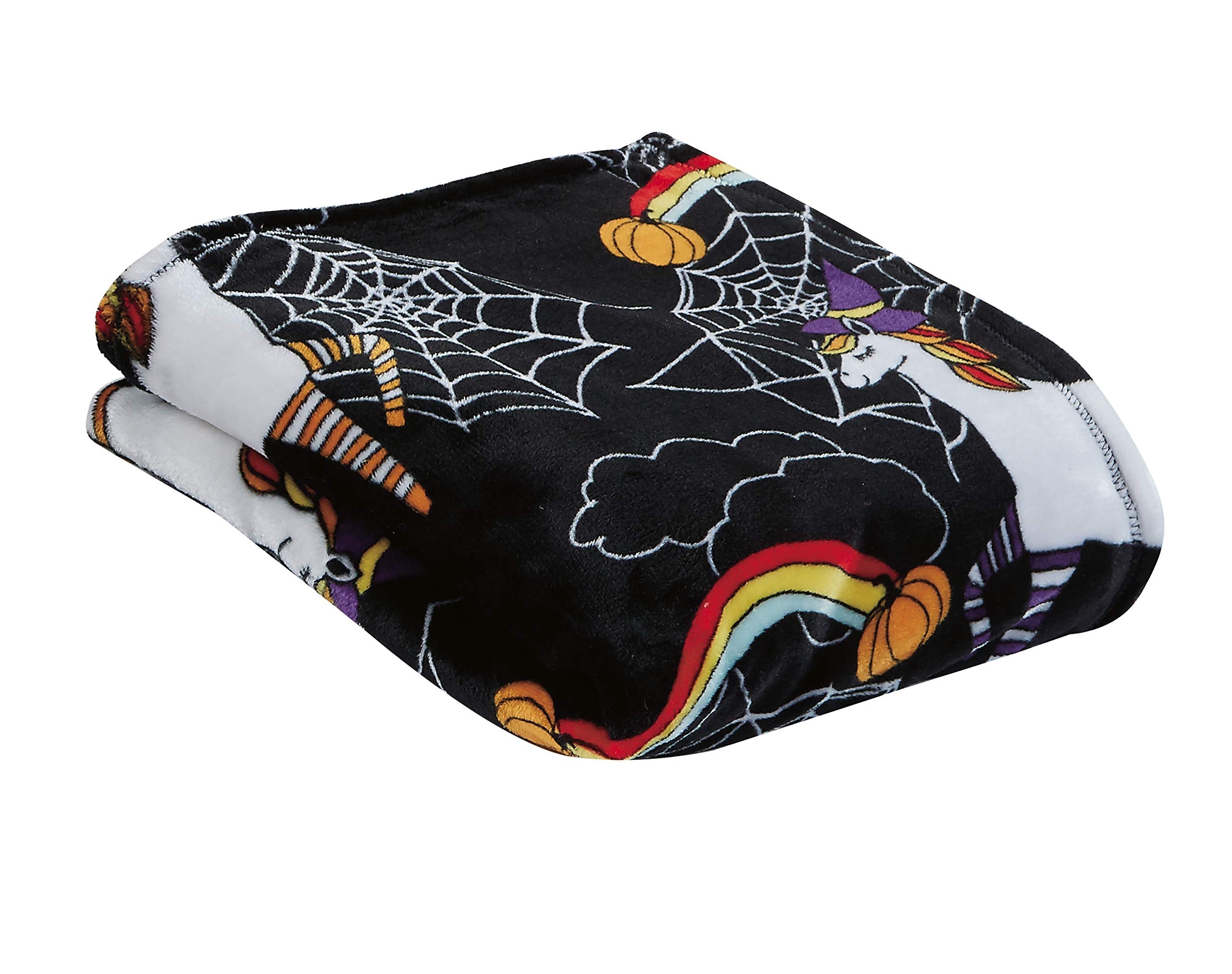 Decor&More Happy Halloween Microplush Throw Blanket (50" x 60") Faith-Hope-Love-Home-Decor