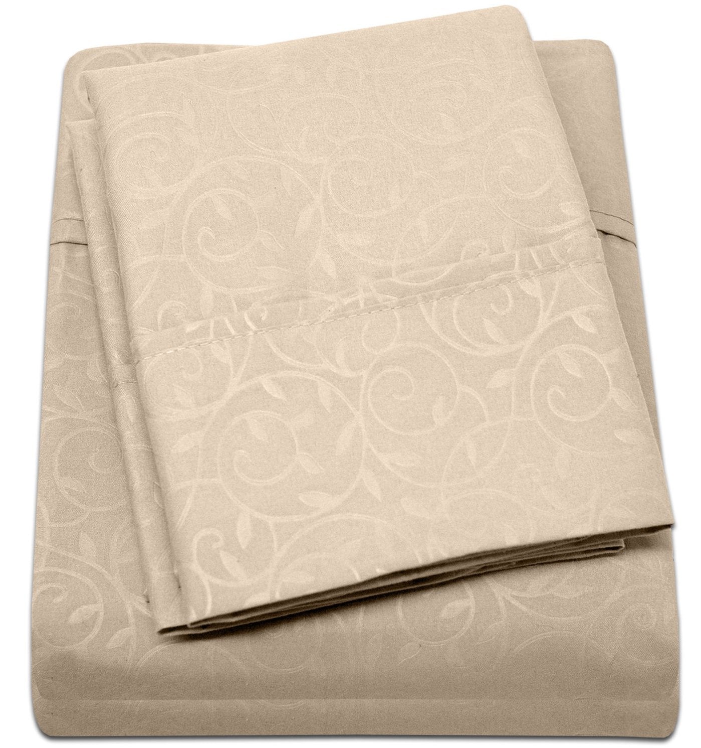 Decor&More 1800 Series Vine Embossed Sheet Set Faith-Hope-Love-Home-Decor