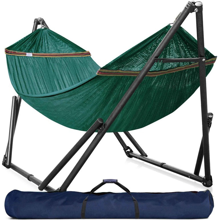 Tranquillo Universal Hammock with Medium Size Stands for Ultimate Relaxation - Ideal Universal Hammock Stands - Medium Size Megsu