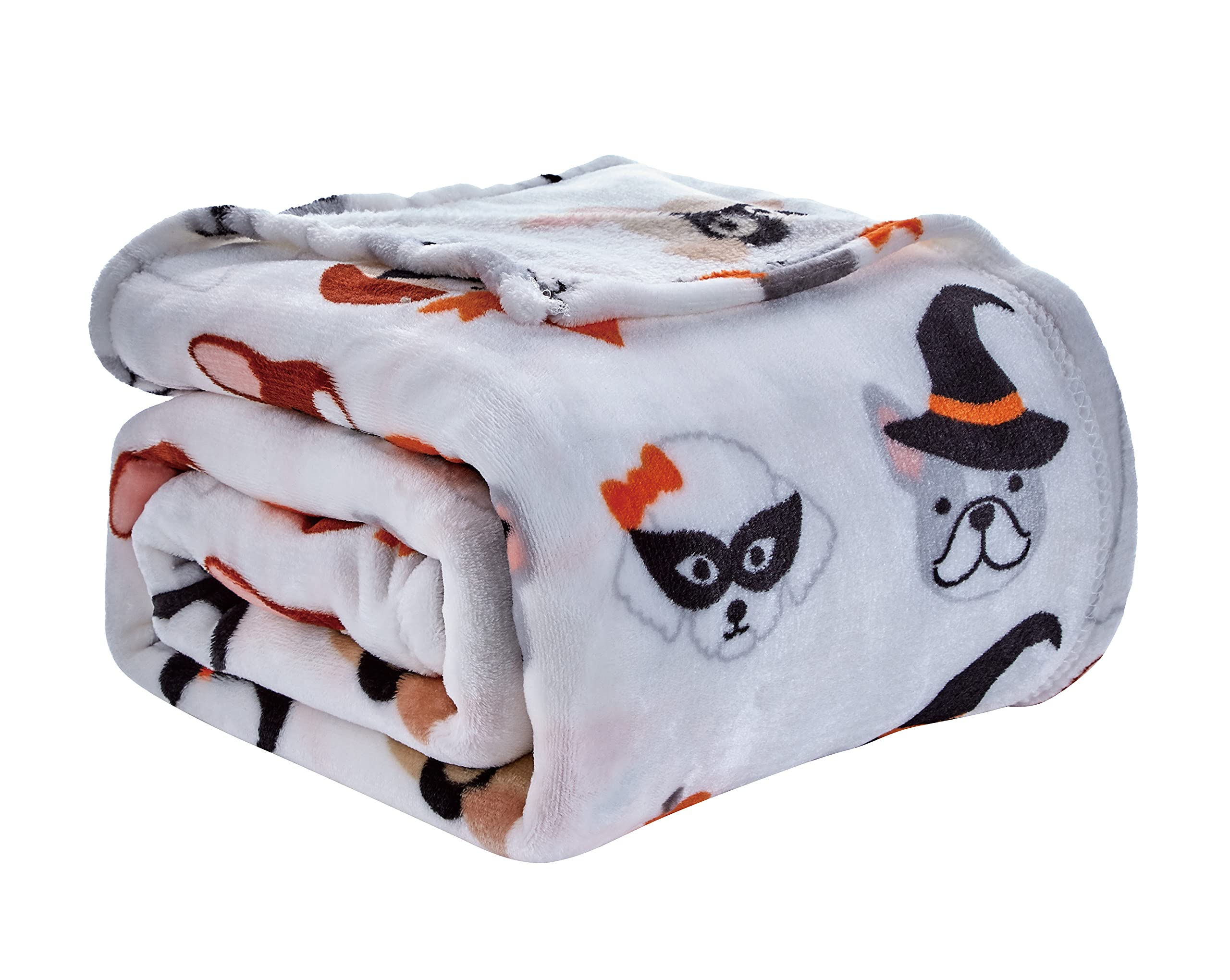 Decor&More Happy Halloween Microplush Throw Blanket (50" x 60") Faith-Hope-Love-Home-Decor