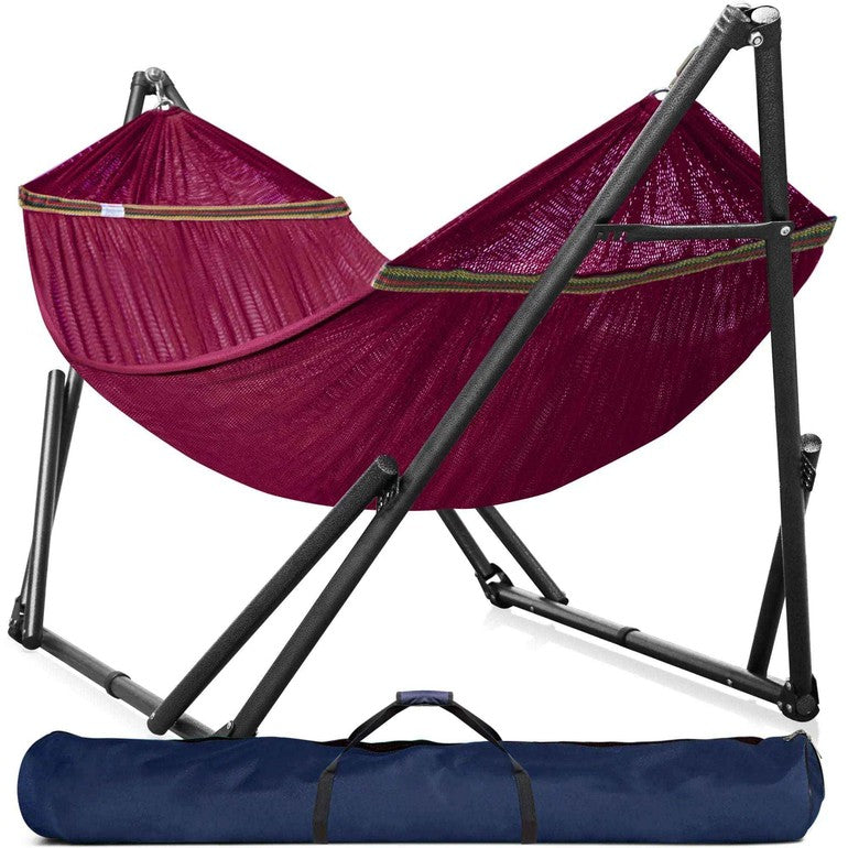 Tranquillo Universal Hammock with Medium Size Stands for Ultimate Relaxation - Ideal Universal Hammock Stands - Medium Size Megsu