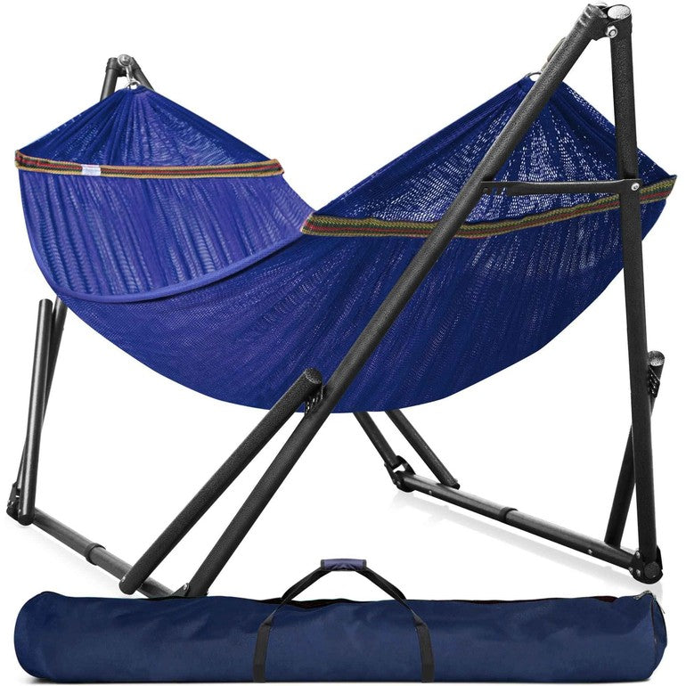 Tranquillo Universal Hammock with Medium Size Stands for Ultimate Relaxation - Ideal Universal Hammock Stands - Medium Size Megsu