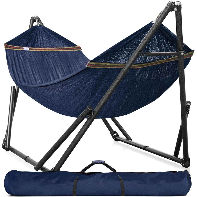 Tranquillo Universal Hammock with Medium Size Stands for Ultimate Relaxation - Ideal Universal Hammock Stands - Medium Size Megsu