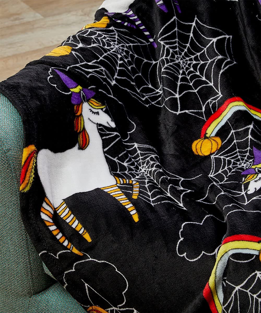 Decor&More Happy Halloween Microplush Throw Blanket (50" x 60") Faith-Hope-Love-Home-Decor