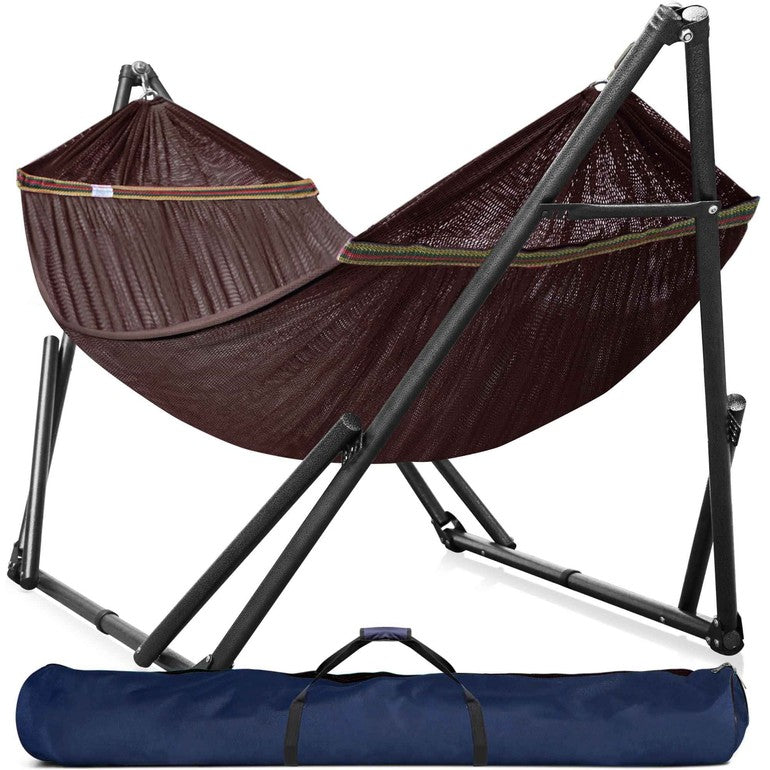 Tranquillo Universal Hammock with Medium Size Stands for Ultimate Relaxation - Ideal Universal Hammock Stands - Medium Size Megsu