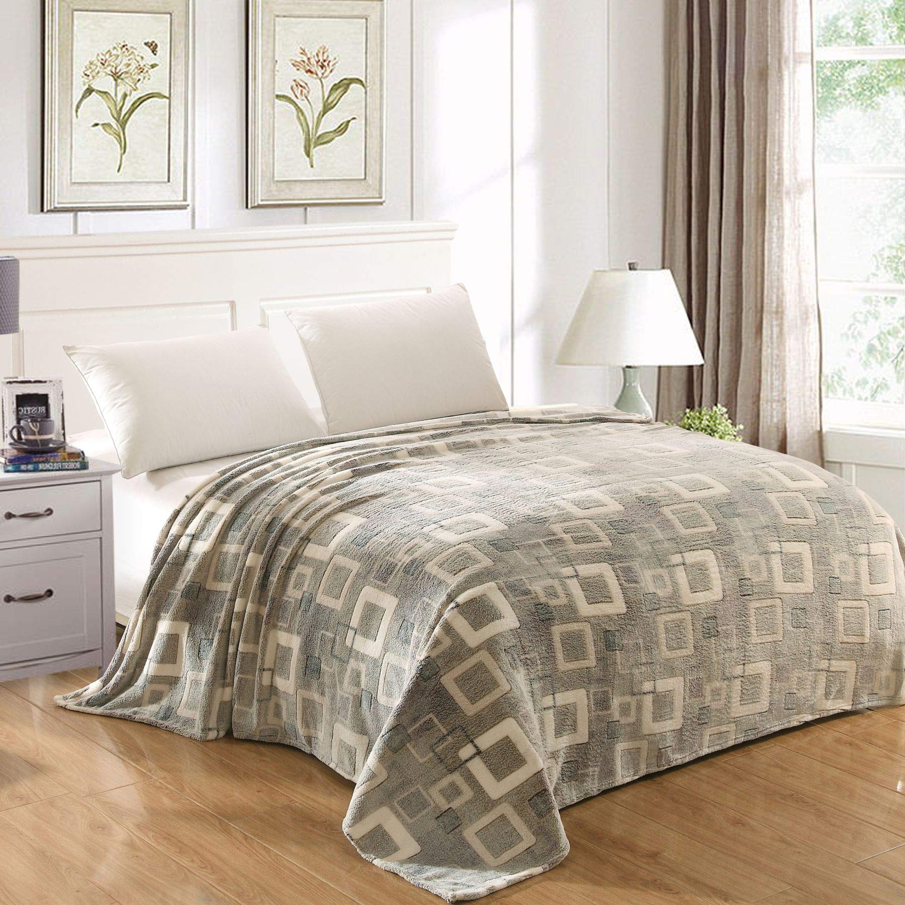 Decor&More Home Essentials Cameo Microplush Blanket Faith-Hope-Love-Home-Decor