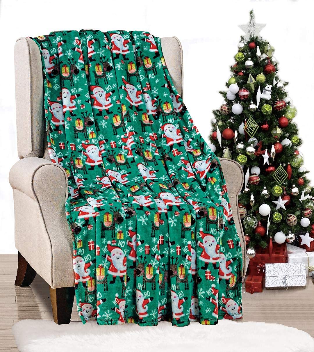 Decor&More Home Essentials Christmas Throw Faith-Hope-Love-Home-Decor