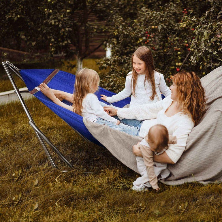 Tranquillo Original Stainless Steel Hammock Stand for Ultimate Relaxation Megsu