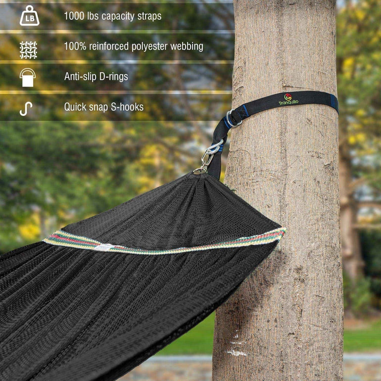 Tranquillo Universal 2-Person Double Hammock for Ultimate Relaxation Megsu