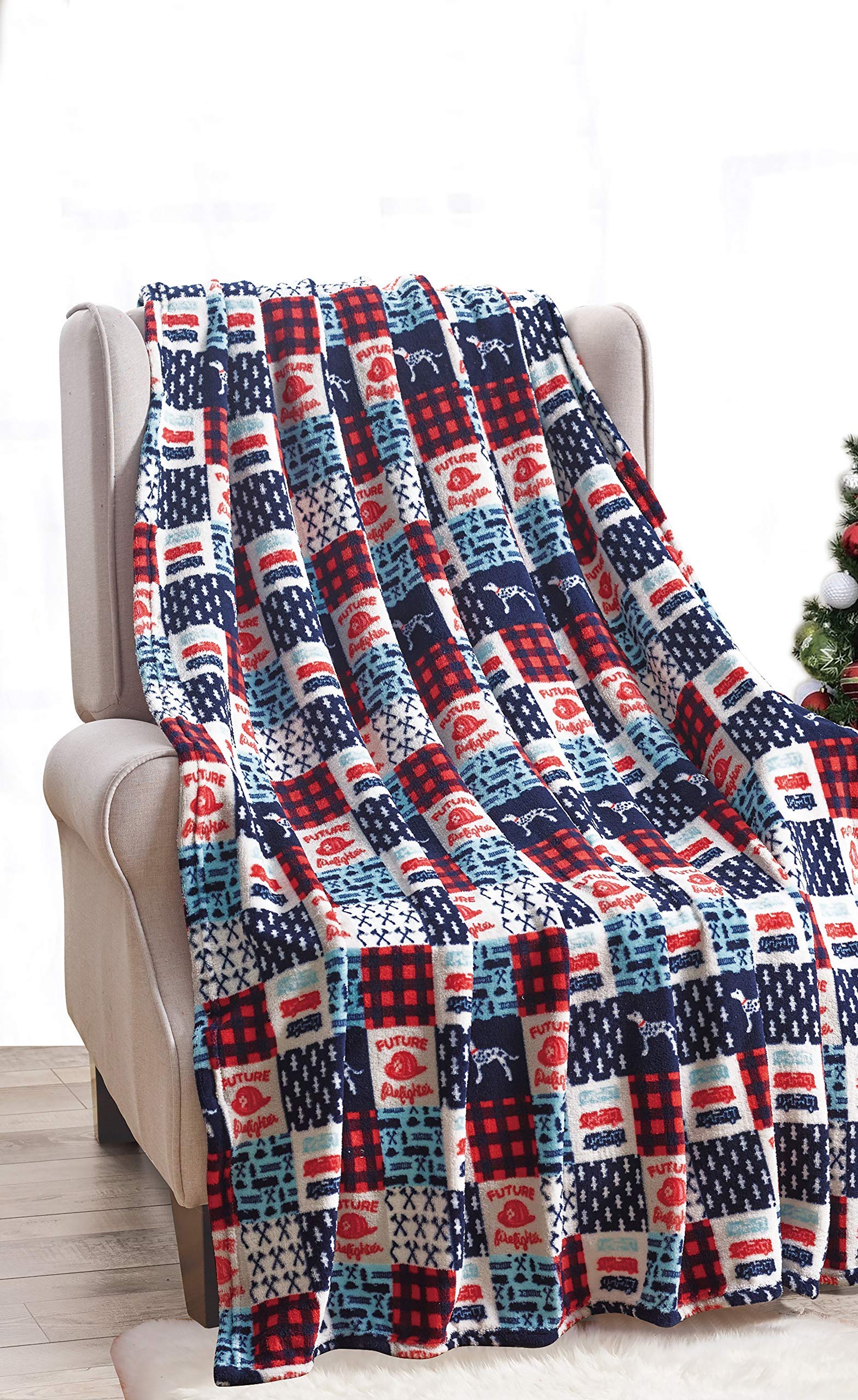 Decor&More American Pride Collection Microplush Throw Blanket (50" x 60") Faith-Hope-Love-Home-Decor