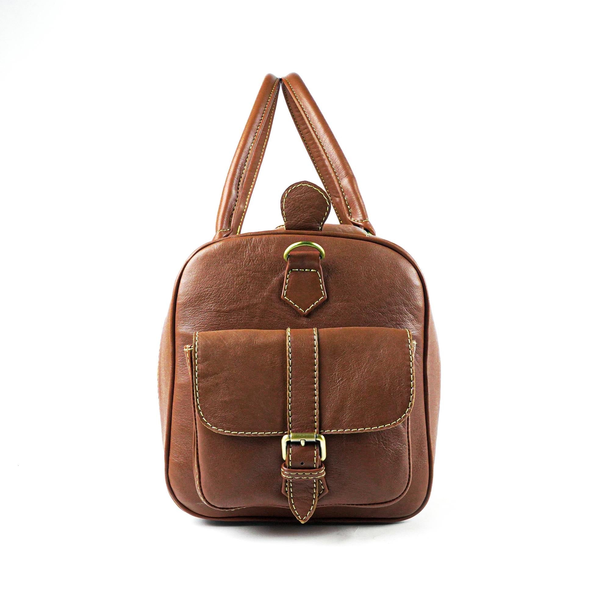 Handmade Kilim Travel Bag – Premium Leather Craftsmanship