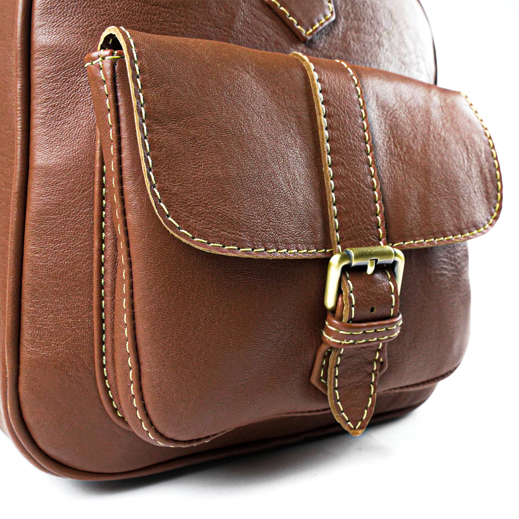 Handmade Kilim Travel Bag – Premium Leather Craftsmanship