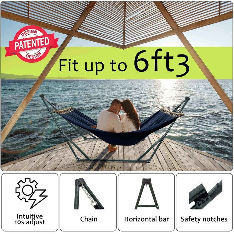 Tranquillo Universal Canvas Hammock Medium Size for Ultimate Comfort and Style Megsu