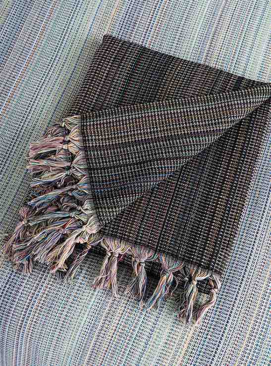 King Size Turkish Blanket Side View Premium Quality - LuxoraCraft
