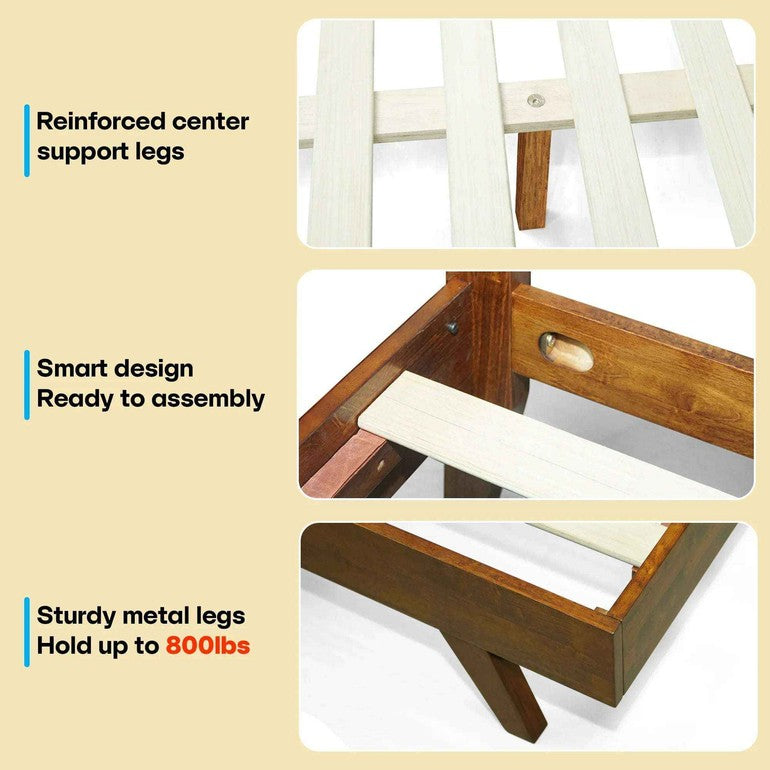 Harmony Solid Wood Bed Frame Megsu