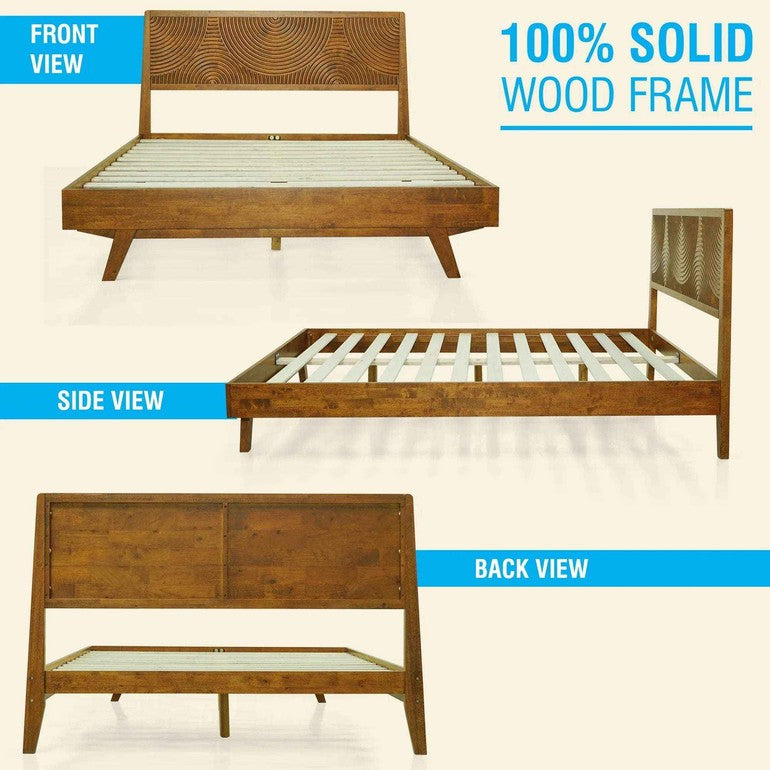 Harmony Solid Wood Bed Frame Megsu