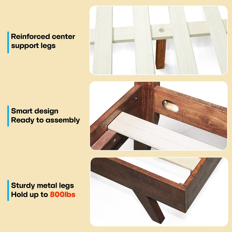 Harmony Solid Wood Bed Frame Megsu