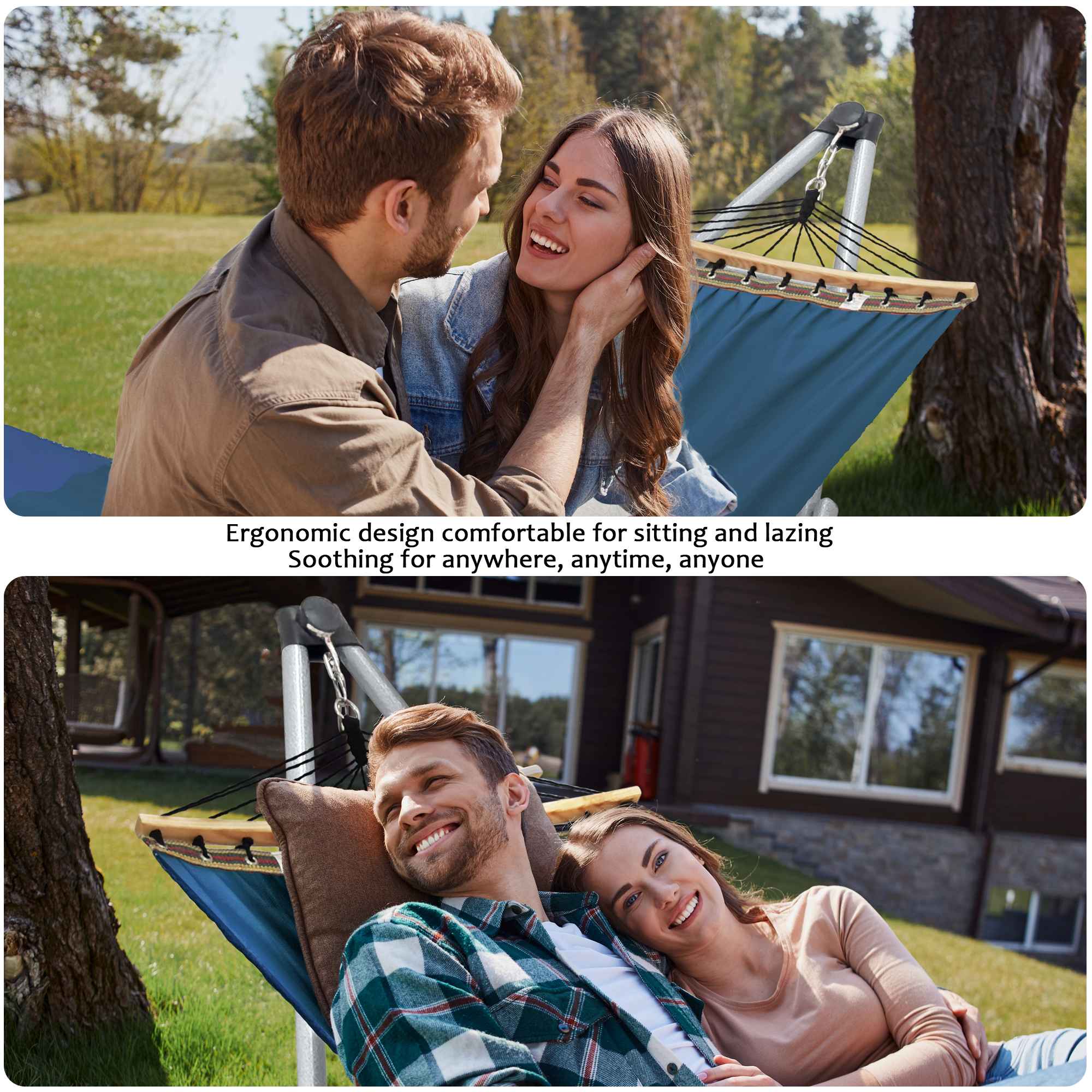 Tranquillo Universal Canvas Hammock Medium Size for Ultimate Comfort and Style Megsu