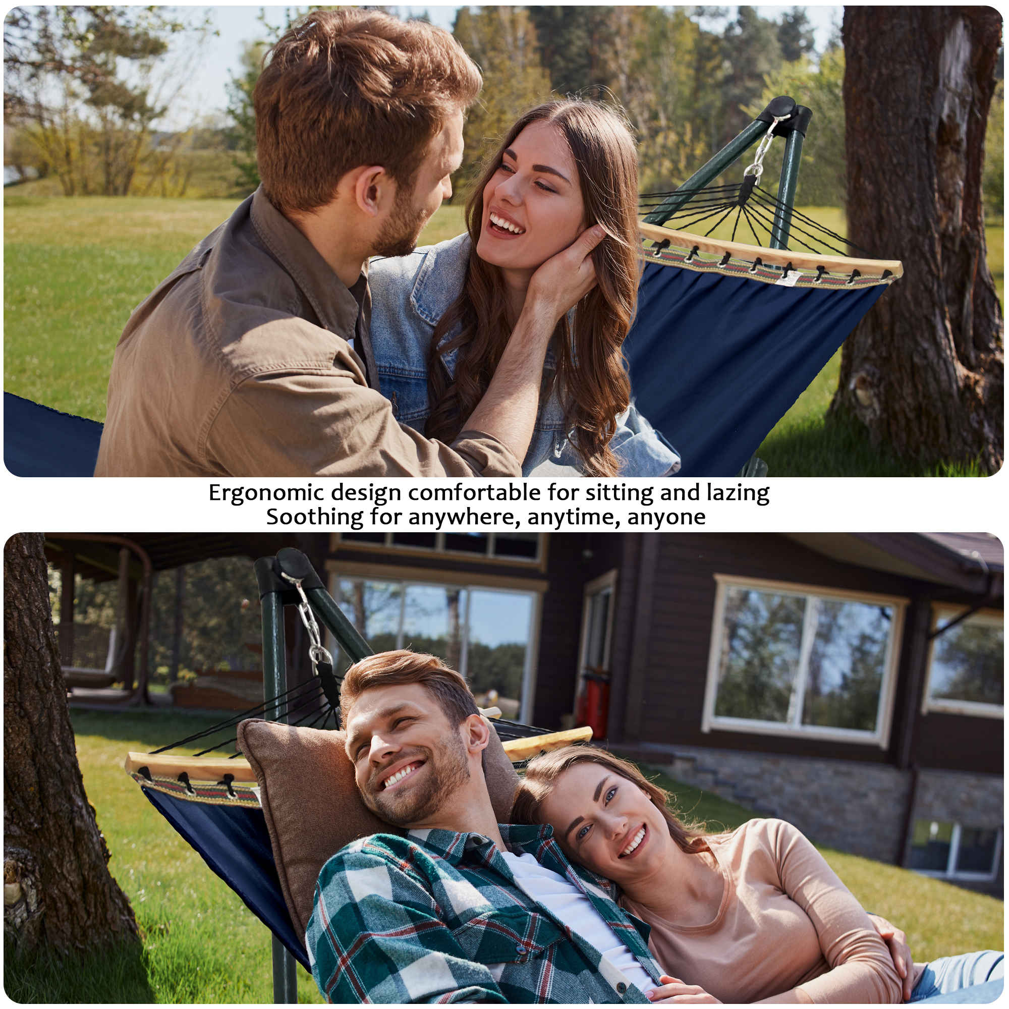 Tranquillo Universal Canvas Hammock Medium Size for Ultimate Comfort and Style Megsu