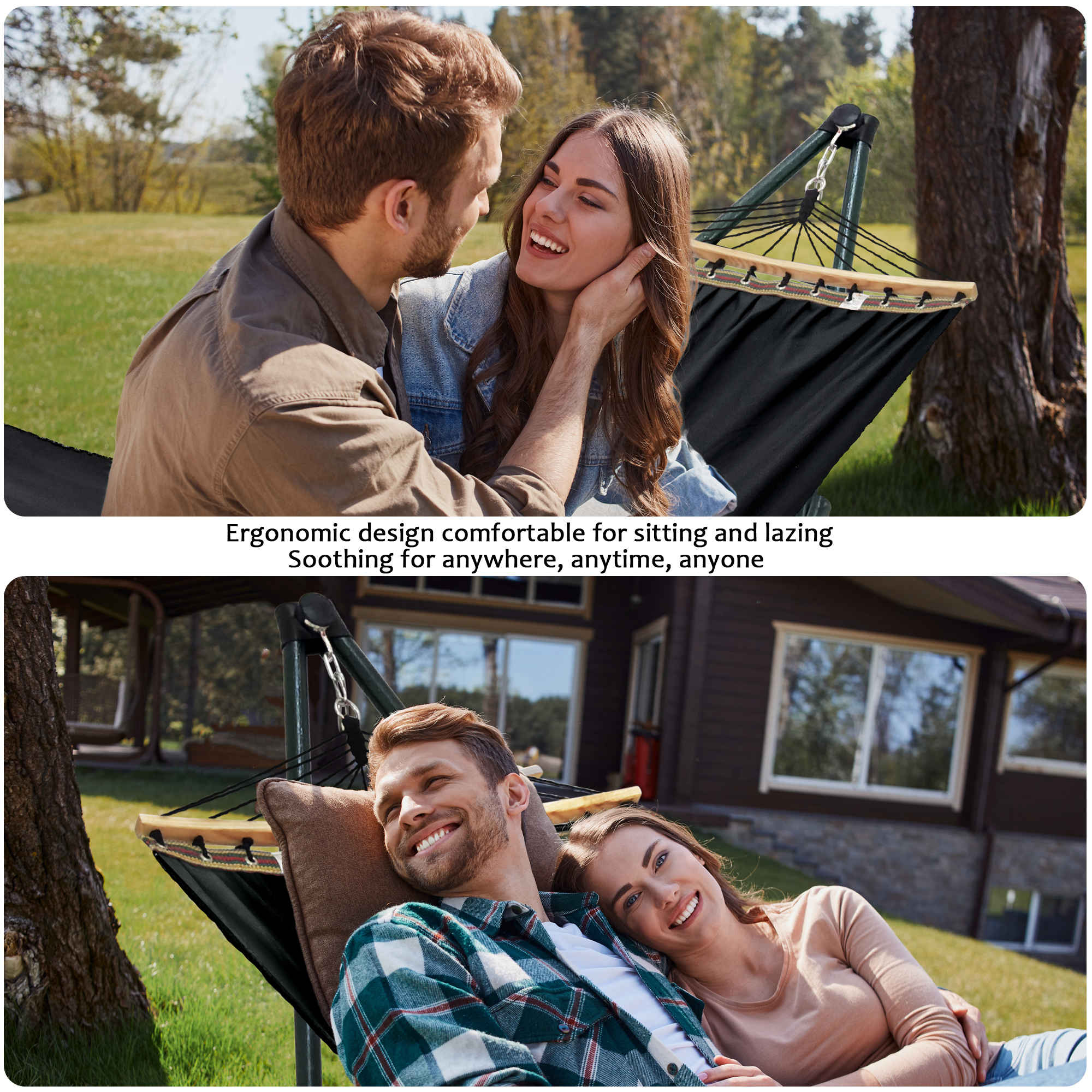 Tranquillo Universal Canvas Hammock Medium Size for Ultimate Comfort and Style Megsu