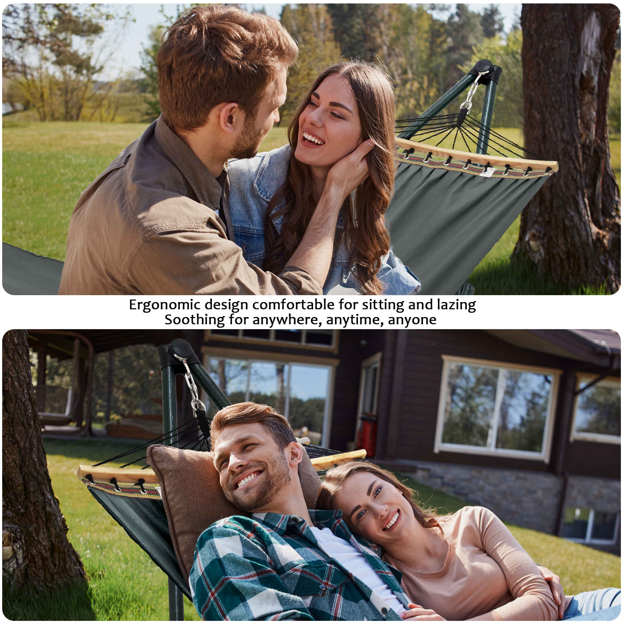 Tranquillo Universal Canvas Hammock Medium Size for Ultimate Comfort and Style Megsu