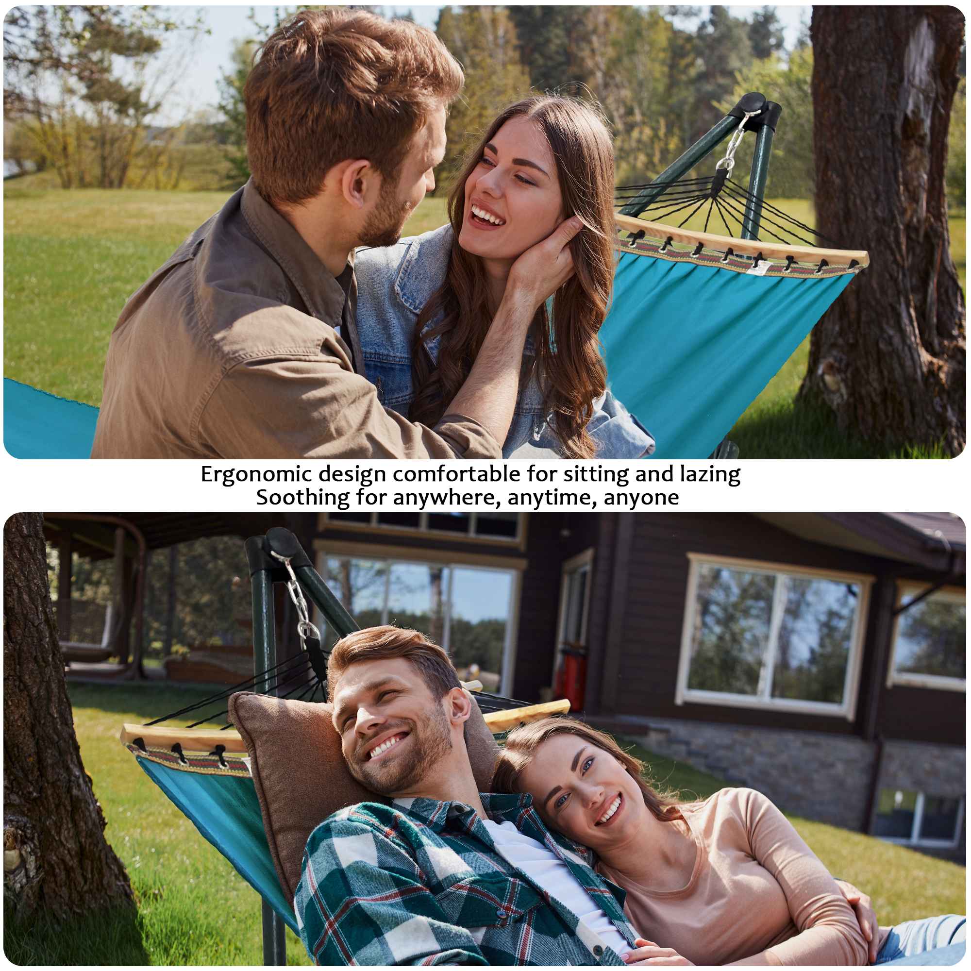 Tranquillo Universal Canvas Hammock Medium Size for Ultimate Comfort and Style Megsu