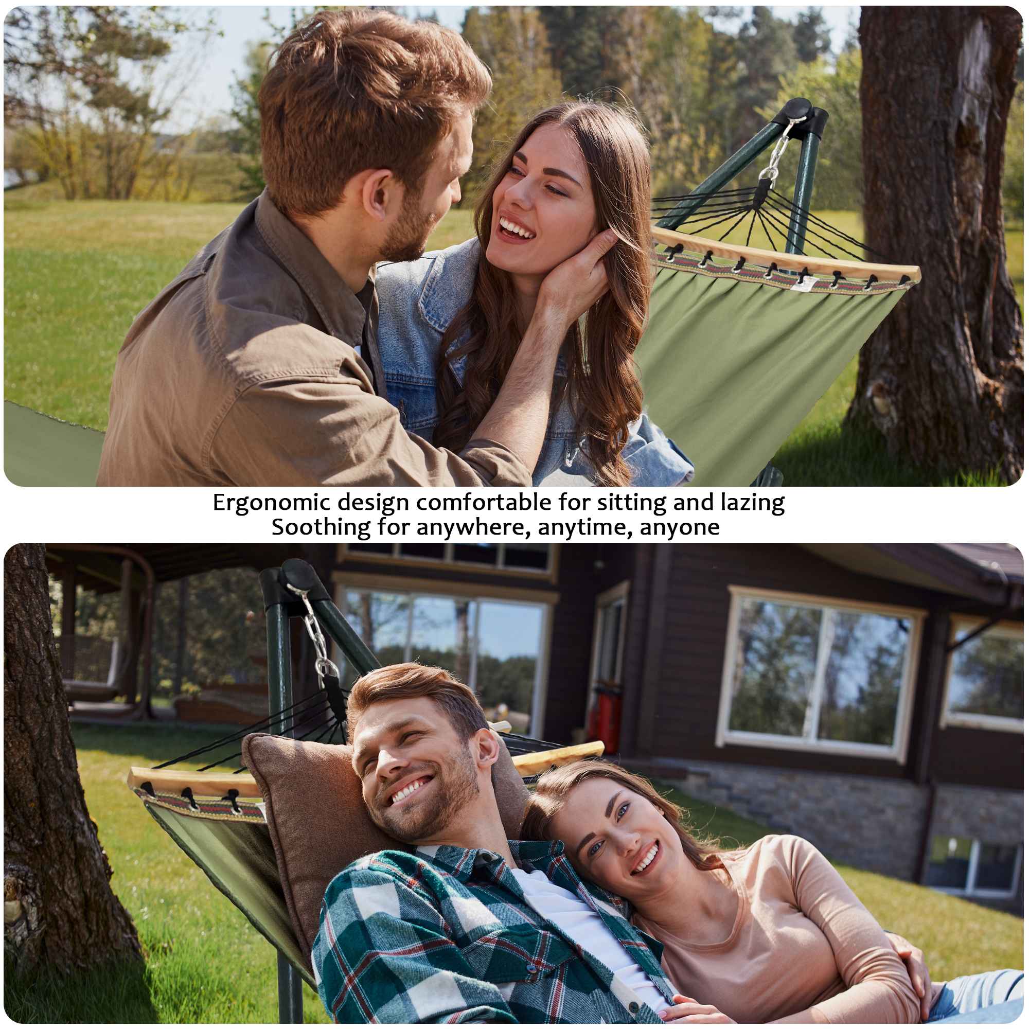 Tranquillo Universal Canvas Hammock Medium Size for Ultimate Comfort and Style Megsu