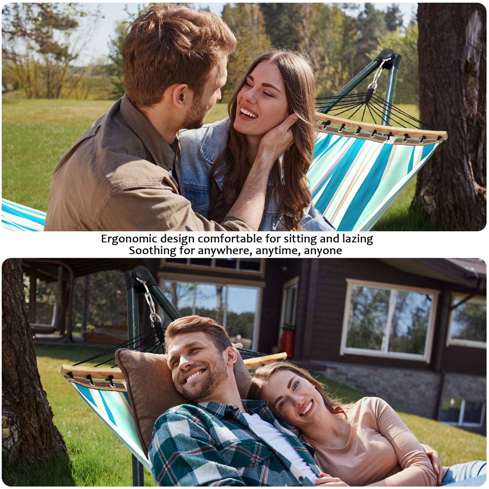 Tranquillo Universal Canvas Hammock Medium Size for Ultimate Comfort and Style Megsu