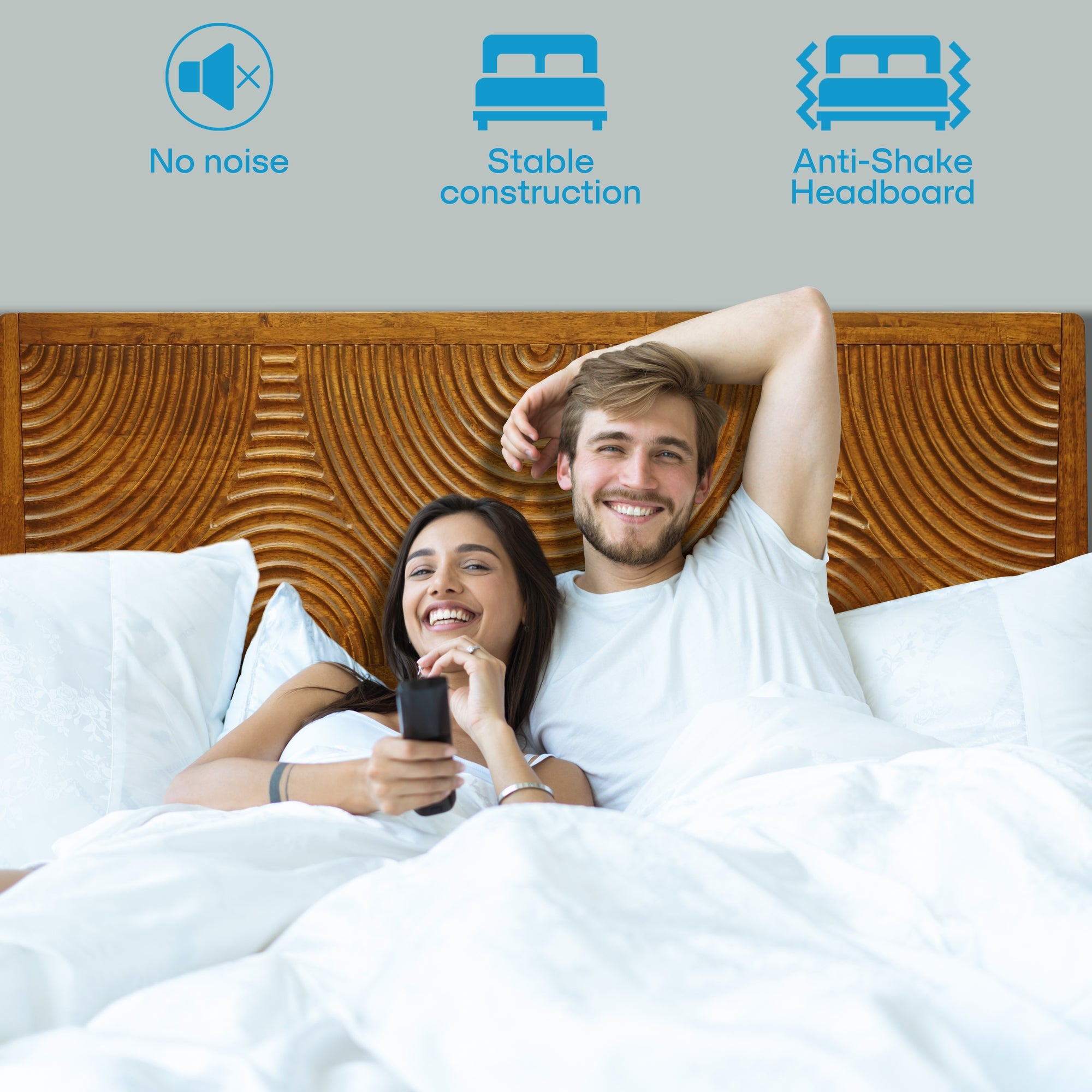 Harmony Solid Wood Bed Frame Megsu