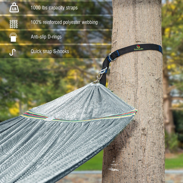 Tranquillo Universal 2-Person Double Hammock for Ultimate Relaxation Megsu