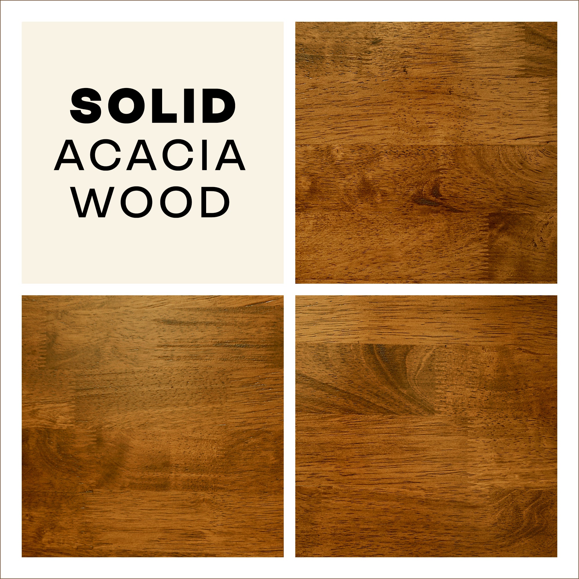 Kaylin Solid Wood Bed Frame Megsu