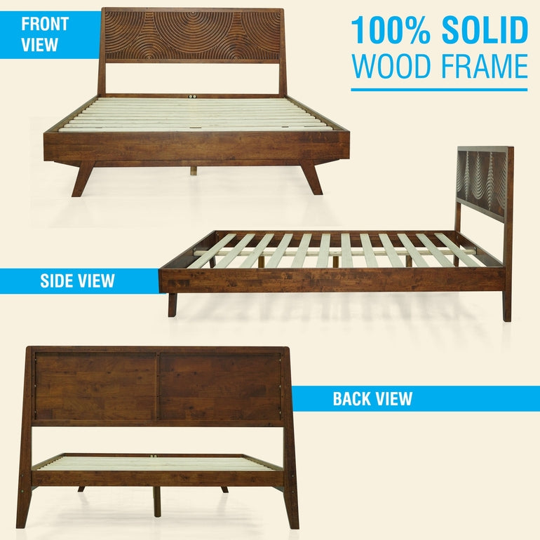 Harmony Solid Wood Bed Frame Megsu