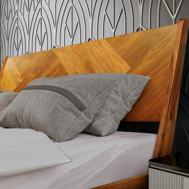 Gazelle Platform Bed Frame With Headboard Megsu