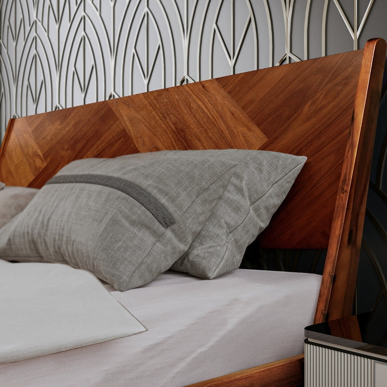 Gazelle Platform Bed Frame With Headboard Megsu