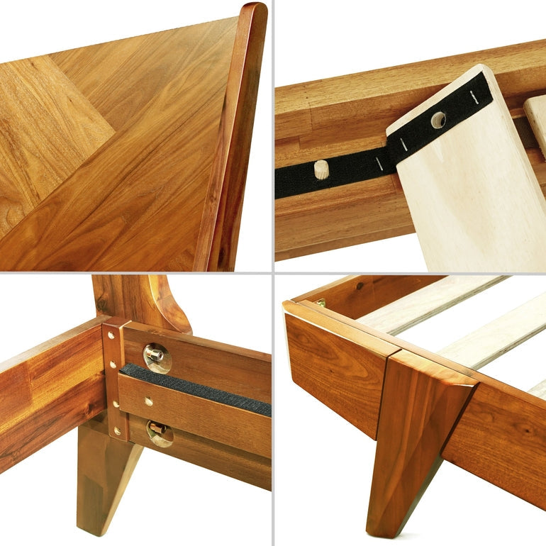 Gazelle Platform Bed Frame With Headboard Megsu