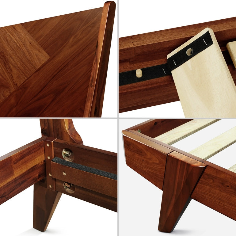 Gazelle Platform Bed Frame With Headboard Megsu