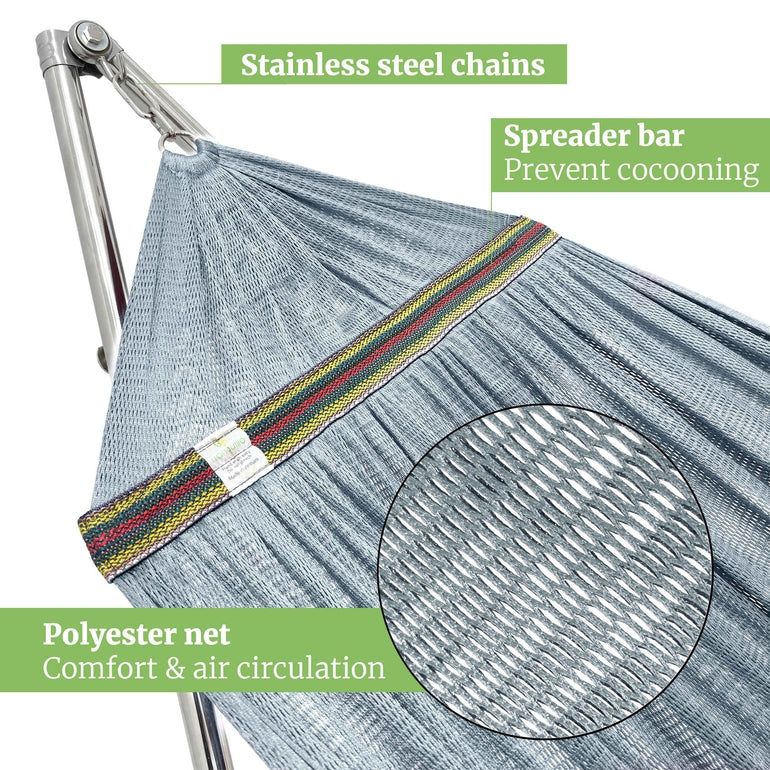 Tranquillo Universal Stainless Steel Hammock Stand for Ultimate Relaxation Megsu