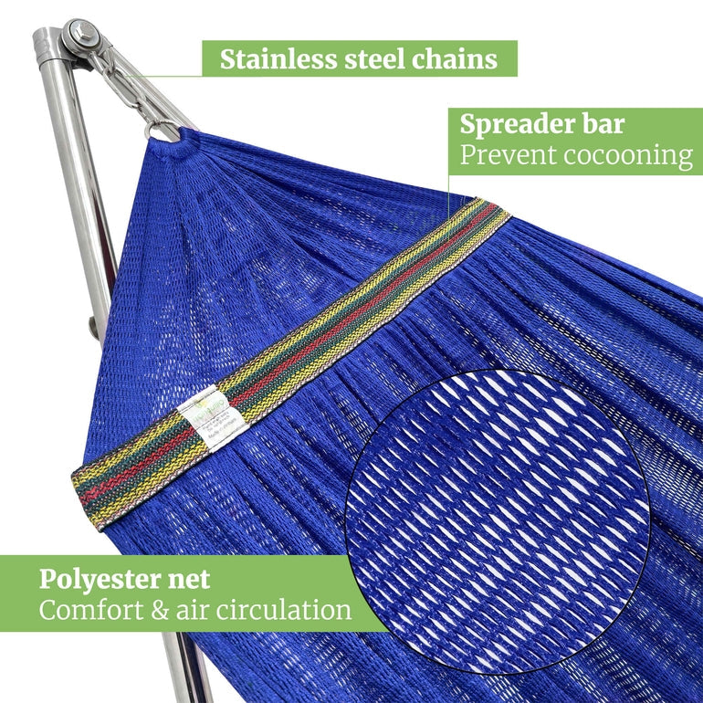 Tranquillo Universal Stainless Steel Hammock Stand for Ultimate Relaxation Megsu