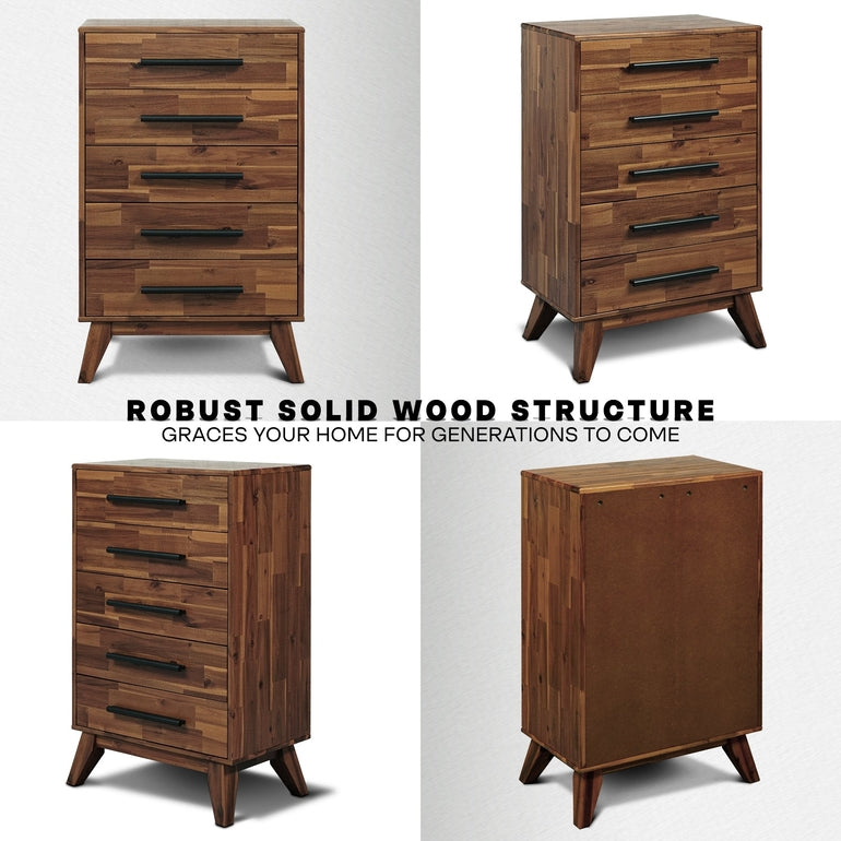 Linea Solid Wood Dresser Megsu